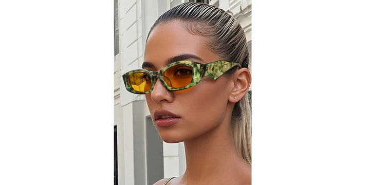 FILZA GLASSES MEGA CANDY GREEN-YELLOW SUNGLASSES