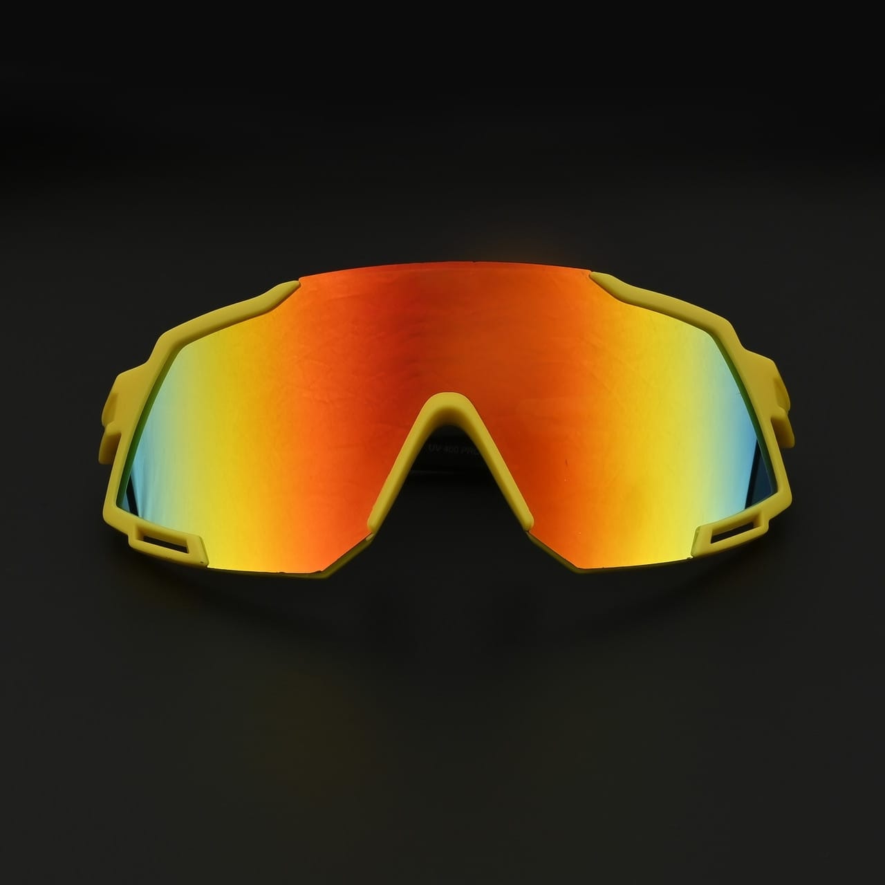 FILZA GLASSES BIG SPORTS YELLOW RED SUNGLASSES