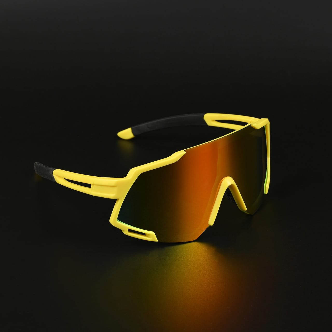 FILZA GLASSES BIG SPORTS YELLOW RED SUNGLASSES