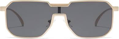 FILZA GLASSES GOLD BLACK RIVALED SUNGLASSES