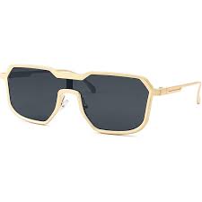 FILZA GLASSES GOLD BLACK RIVALED SUNGLASSES