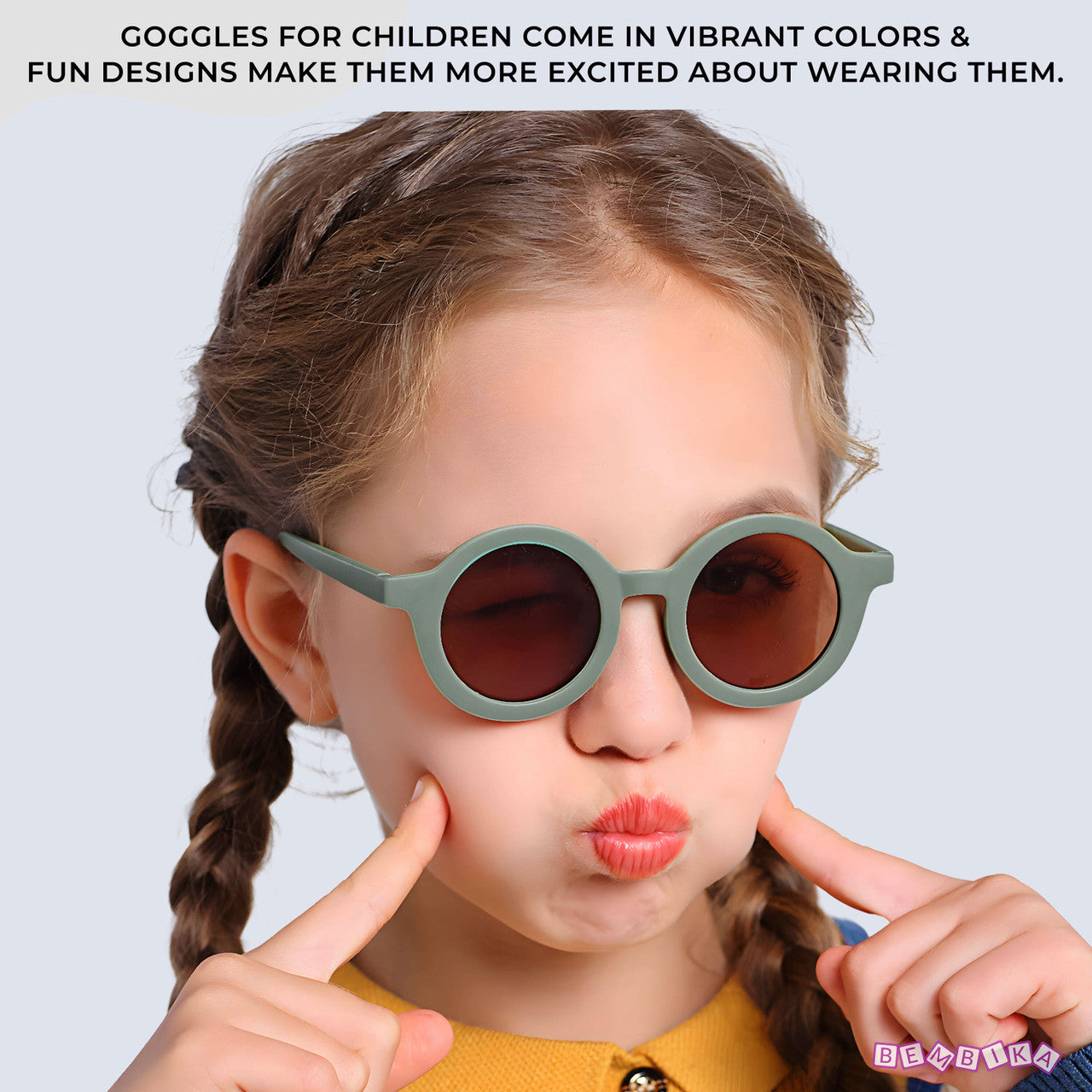 FILZA GLASSES KIDS GREEN SUNGLASSES