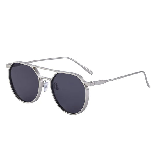 Filza Glasses Oustler Silver And Black Unisex Sunglasses