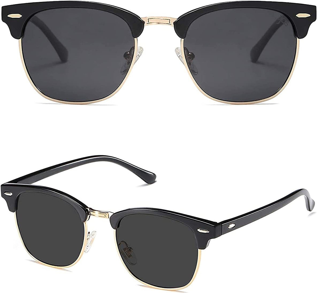 HD CLUBMASTER SUNGLASSES GOLD BLACK